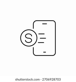Mobile Banking - sicherer Symbolvektor