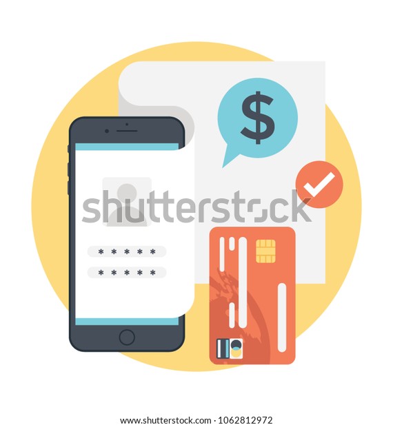 Mobile Banking Transaction Vector Stock Vector (Royalty Free ...