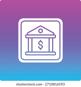 Vektorsymbol für Mobile Banking. Kann für Druck-, Mobil- und Web-Anwendungen verwendet werden.
