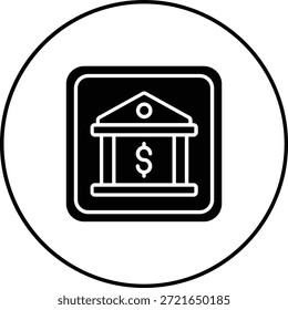Vektorsymbol für Mobile Banking. Kann für Druck-, Mobil- und Web-Anwendungen verwendet werden.