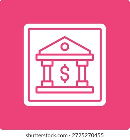 Vektorsymbol für Mobile Banking. Kann für Druck-, Mobil- und Web-Anwendungen verwendet werden.