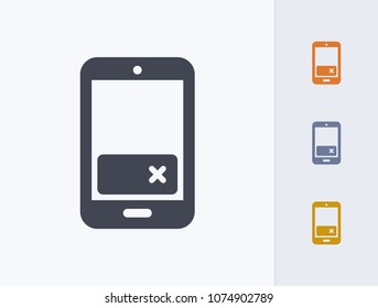 Mobile Banner Ad - Glyph Icons. A professional, pixel-aligned icon.