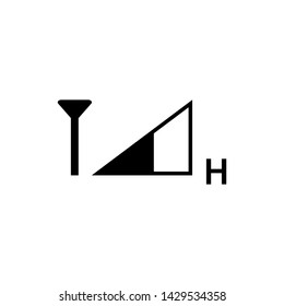 Mobile bar signal icon. Mobile interface icon. Connection level icon vector illustration Eps10