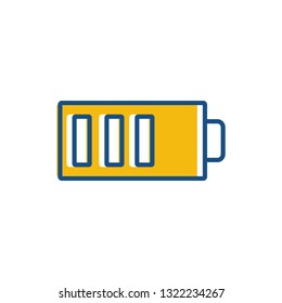 mobile battery vector icon