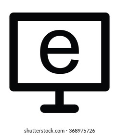 Mobile Bold Line Vector Icon

