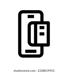 icono de libro móvil para tu sitio web, móvil, presentación y diseño de logotipo.