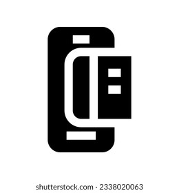 icono de libro móvil para tu sitio web, móvil, presentación y diseño de logotipo.