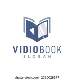 Mobile Book Logo for education Icon Vector Illustration Design Stock