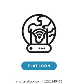 Mobile broadband modem vector icon