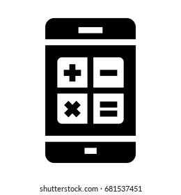 Mobile Calculator Icon