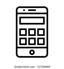 mobile calculator icon