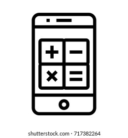 mobile calculator icon