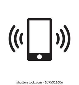 mobile call vector icon sign