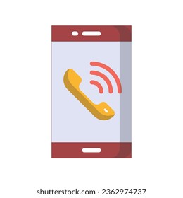 Mobile calling vector icon which can easily modify or edit

