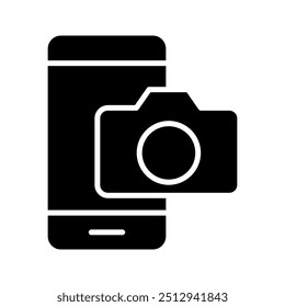 mobile camera icon color editable