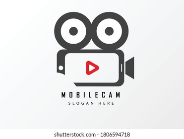 Mobile camera logo in black