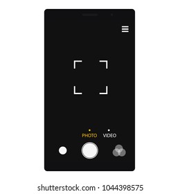 mobile camera vector icon illustration eps 10