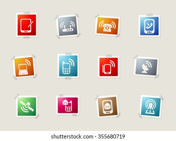 Mobile card icons for web