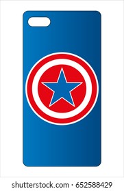Mobile case cover vector