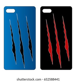Mobile case cover vector