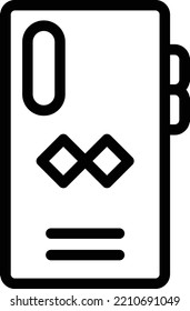 Mobile case Vector Icon Design Illustration