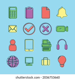Icono móvil o celular, adecuado para aplicaciones, web, banners, etc.