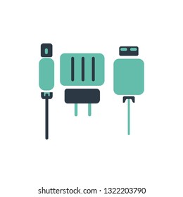 mobile charger vector icon