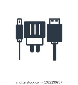 mobile charger vector icon