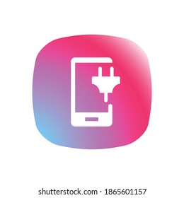 Plug-In für mobile Ladegeräte - Schaltfläche für das Symbol App