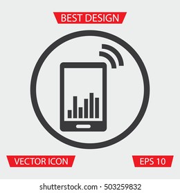Mobile Chart Icon