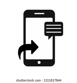 mobile chat arrow vrcyor icon