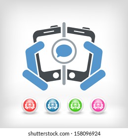 Mobile chat concept