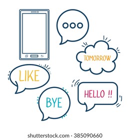 mobile chat design 