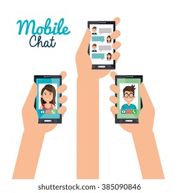 mobile chat design 