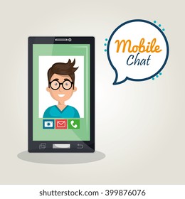 mobile chat design 