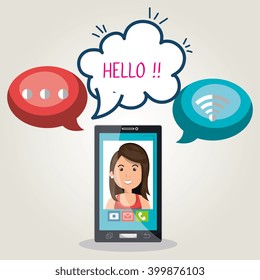mobile chat design 