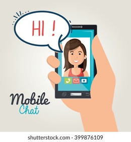 mobile chat design 