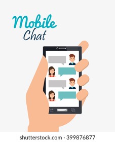mobile chat design 