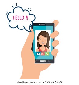 mobile chat design 