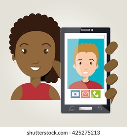 mobile chat design 