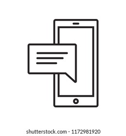 Mobile chat icon