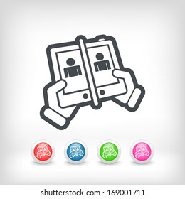 Mobile chat icon