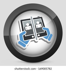 Mobile chat icon