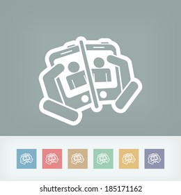 Mobile chat icon
