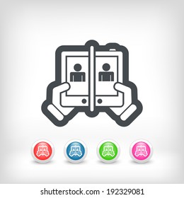Mobile chat icon