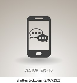mobile chatting icon