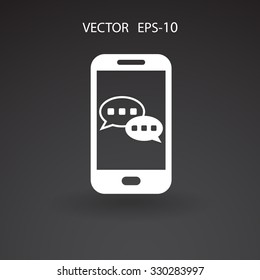 mobile chatting icon