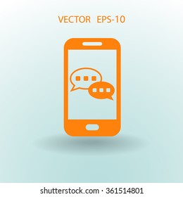 mobile chatting icon