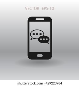 mobile chatting icon