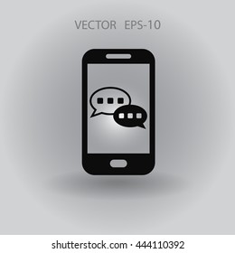 mobile chatting icon
